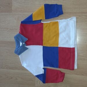 Vtg Funkins Colorblock Sweatshirt Top Kid's Size 2T